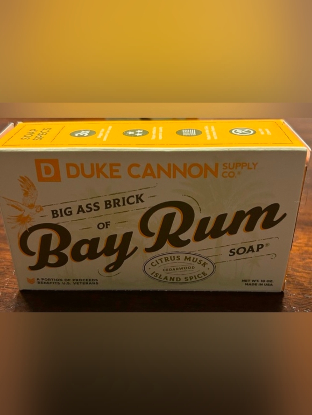 Duke Cannon Bay Rum Soap - Citrus Musk NIB